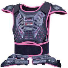 StarknightMT Kids Dirt Bike Gear front PE shell protects the chest during rides.