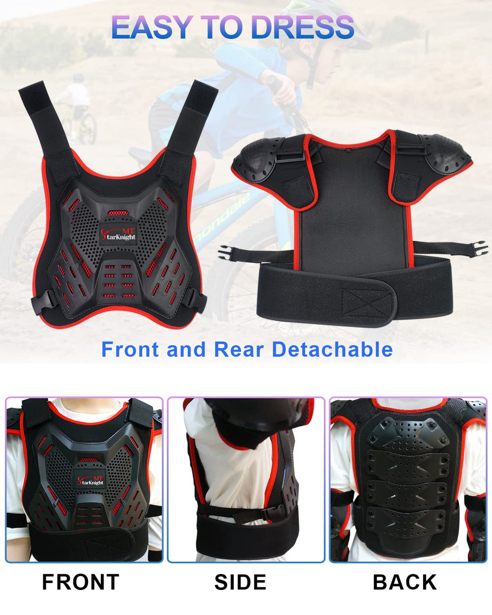 StarknightMT breathable foam lining and mesh fabric keeps kids cool on hot days.