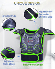 StarknightMT Kids Chest Protector shoulder protection in action