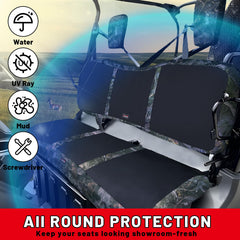 StarknightMT Pioneer 1000 headrest-left cover guards headrests from splashes.