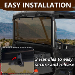 StarknightMT 500 rear window with durable UV protection
