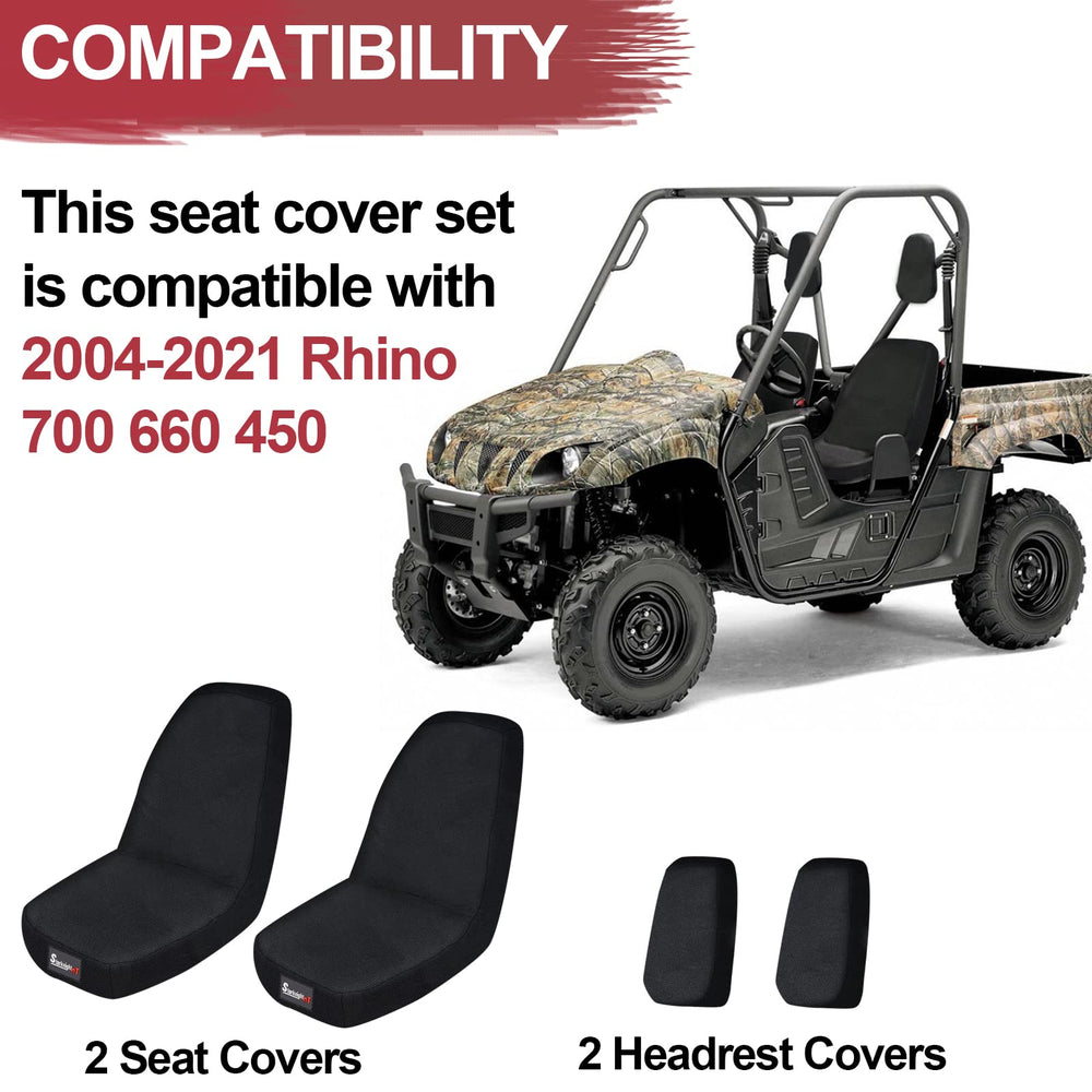 StarknightMT Rhino seat cover back view showing waterproof backing and coating.