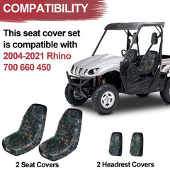 StarknightMT Rhino seat covers compatible with Rhino 700/660/450 models for easy upgrades.