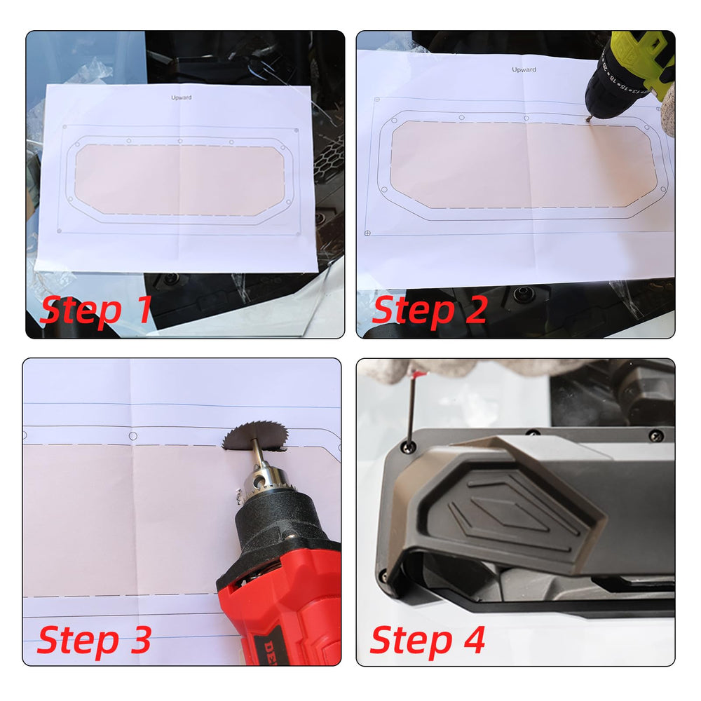 Screwdriver and vent back panels from StarknightMT simplify mounting