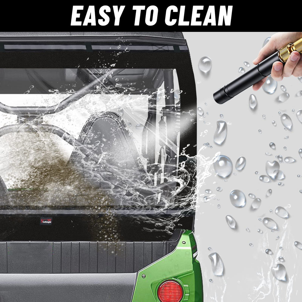 StarknightMT UV coating protects front-seat surfaces from sun fading.