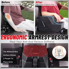 StarknightMT UTV center console tablet mount keeps devices steady.