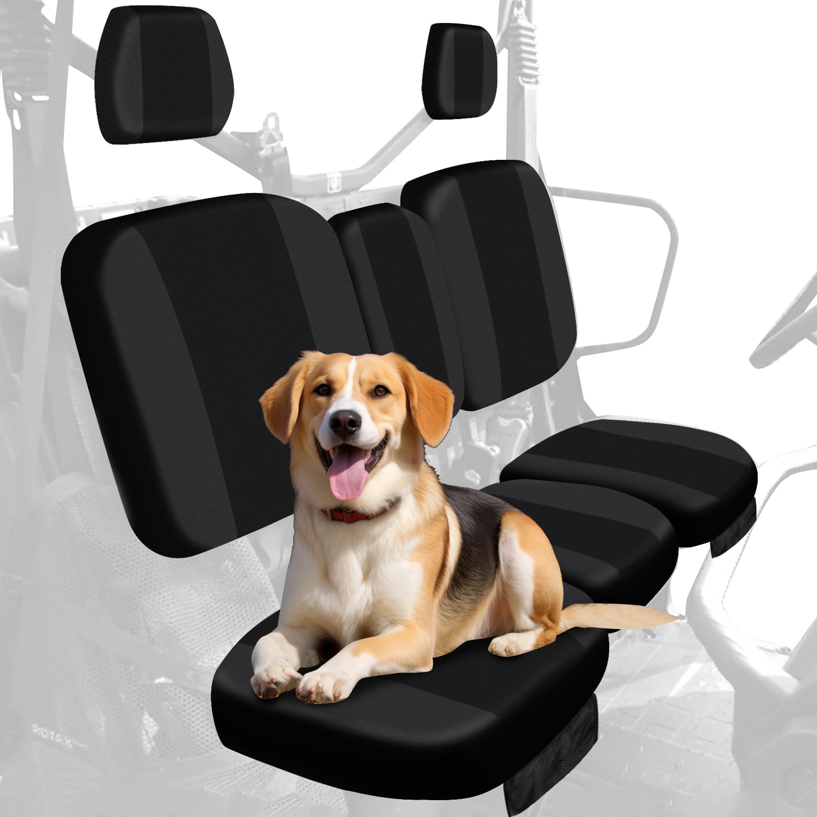 StarknightMT UTV Defender seat cover protects against water and dust on rugged trails.
