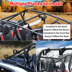StarknightMT gun holder for 1.75-inch roll bars fits a wide range.
