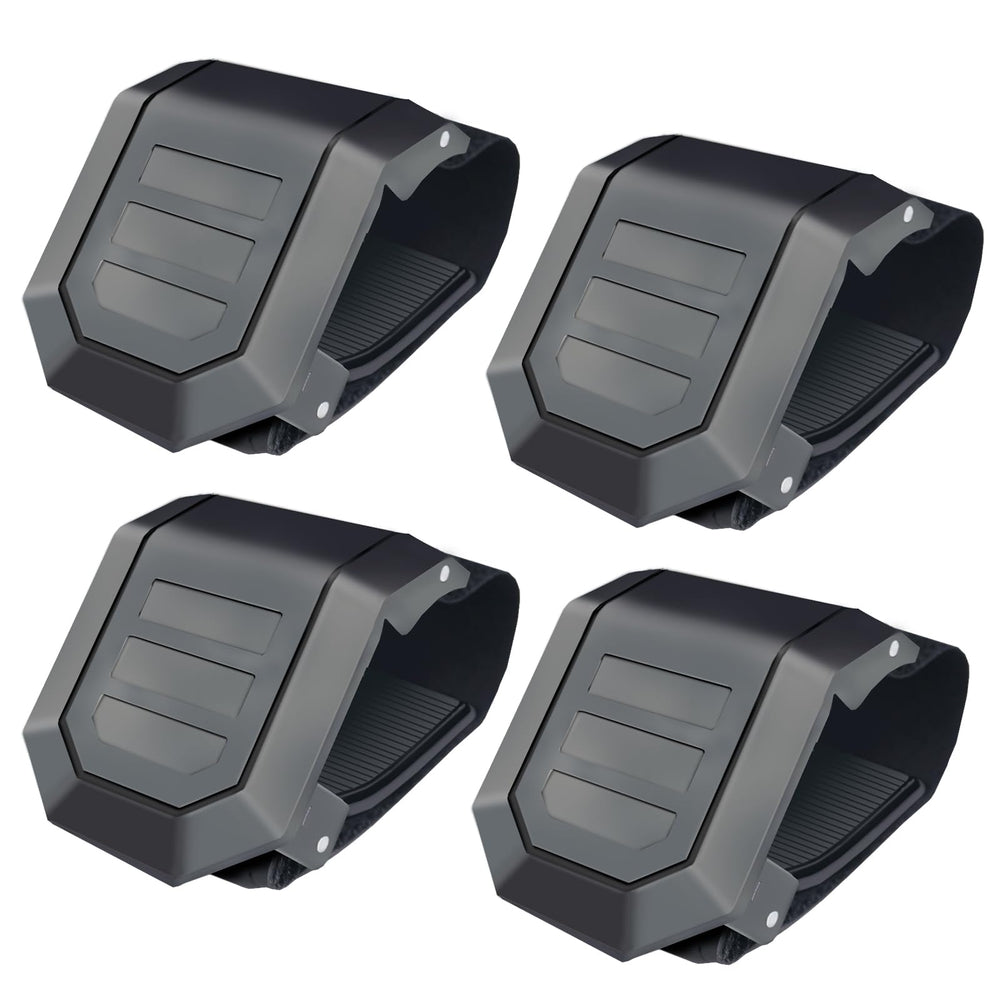 StarknightMT 4-piece windshield clamps secure a UTV windshield for rugged trails.