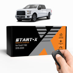 Start-X Ford F-150 remote starter dashboard view for easy in-car climate control