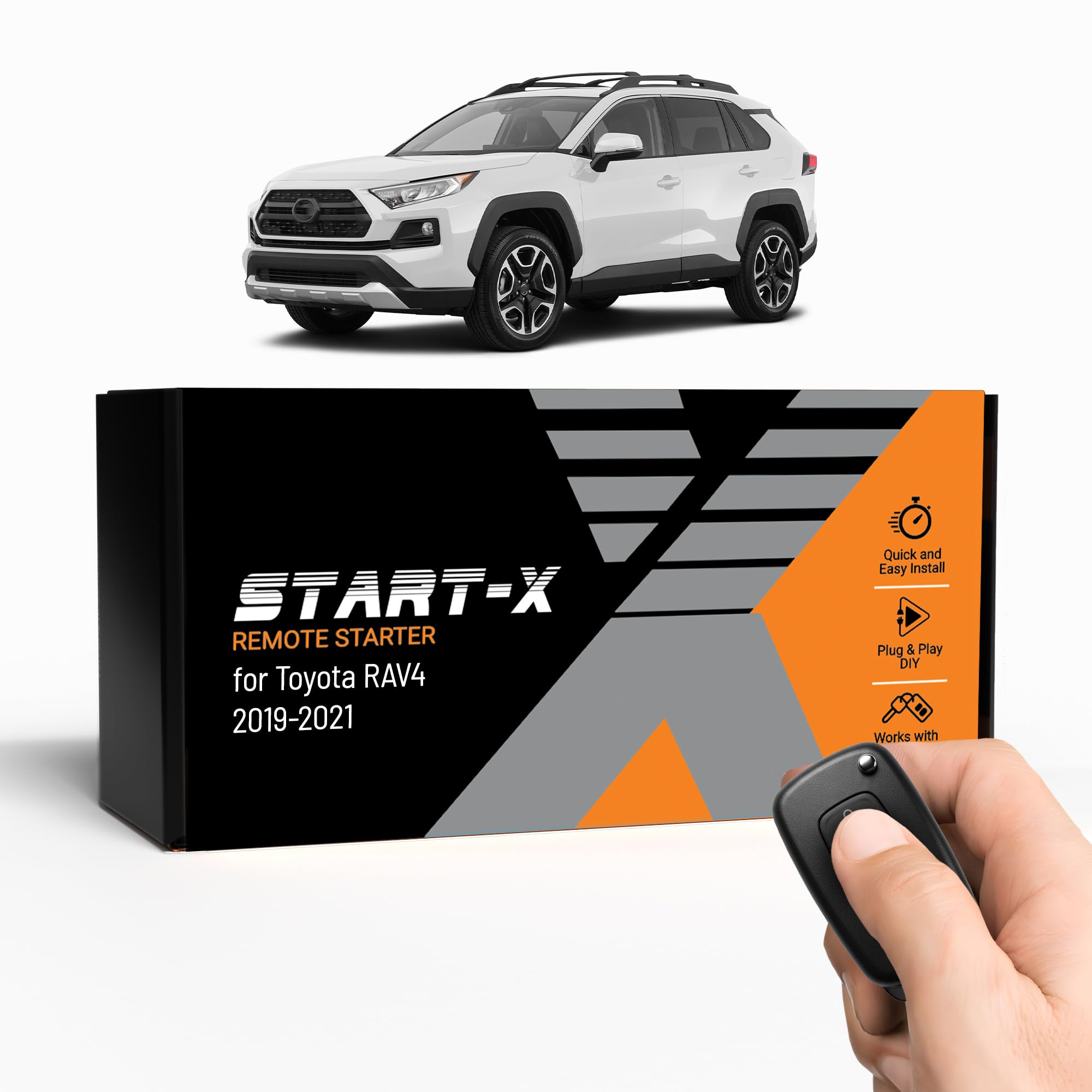 Start-X remote start kit box for RAV4 2019-2021, ready for quick upgrade