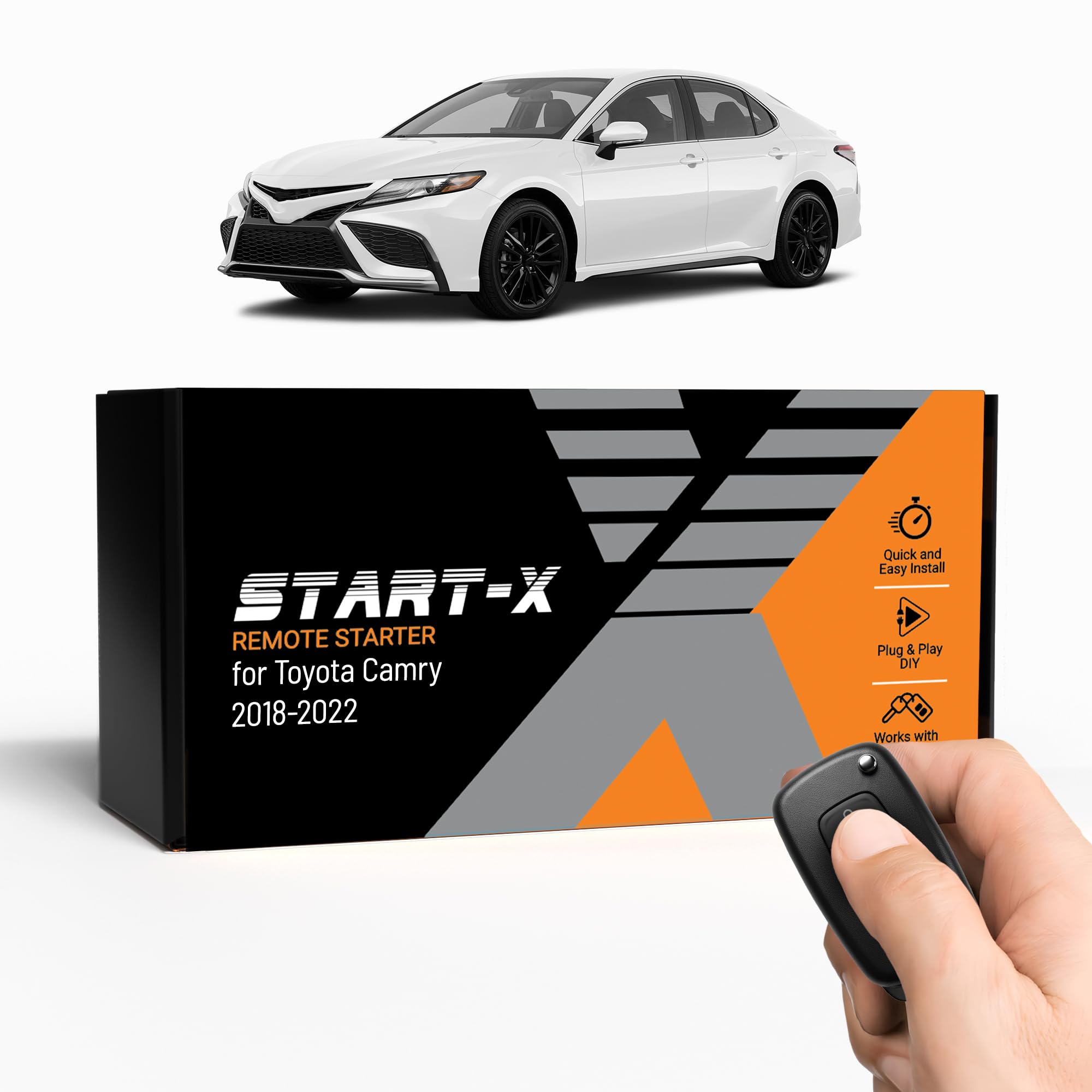 Start-X remote start kit for Camry enables quick cold-start from the key fob.