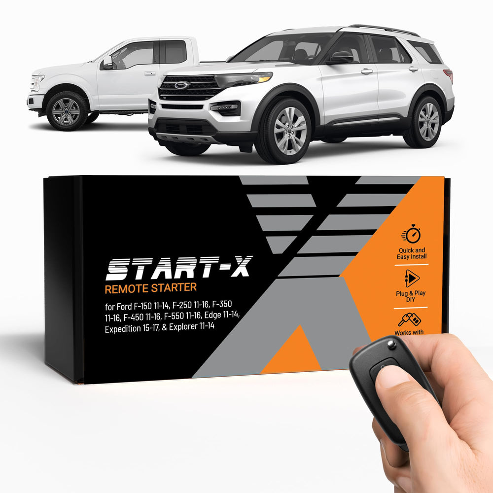 Start-X remote start kit for Ford F-150 compatibility made easy for quick setup.