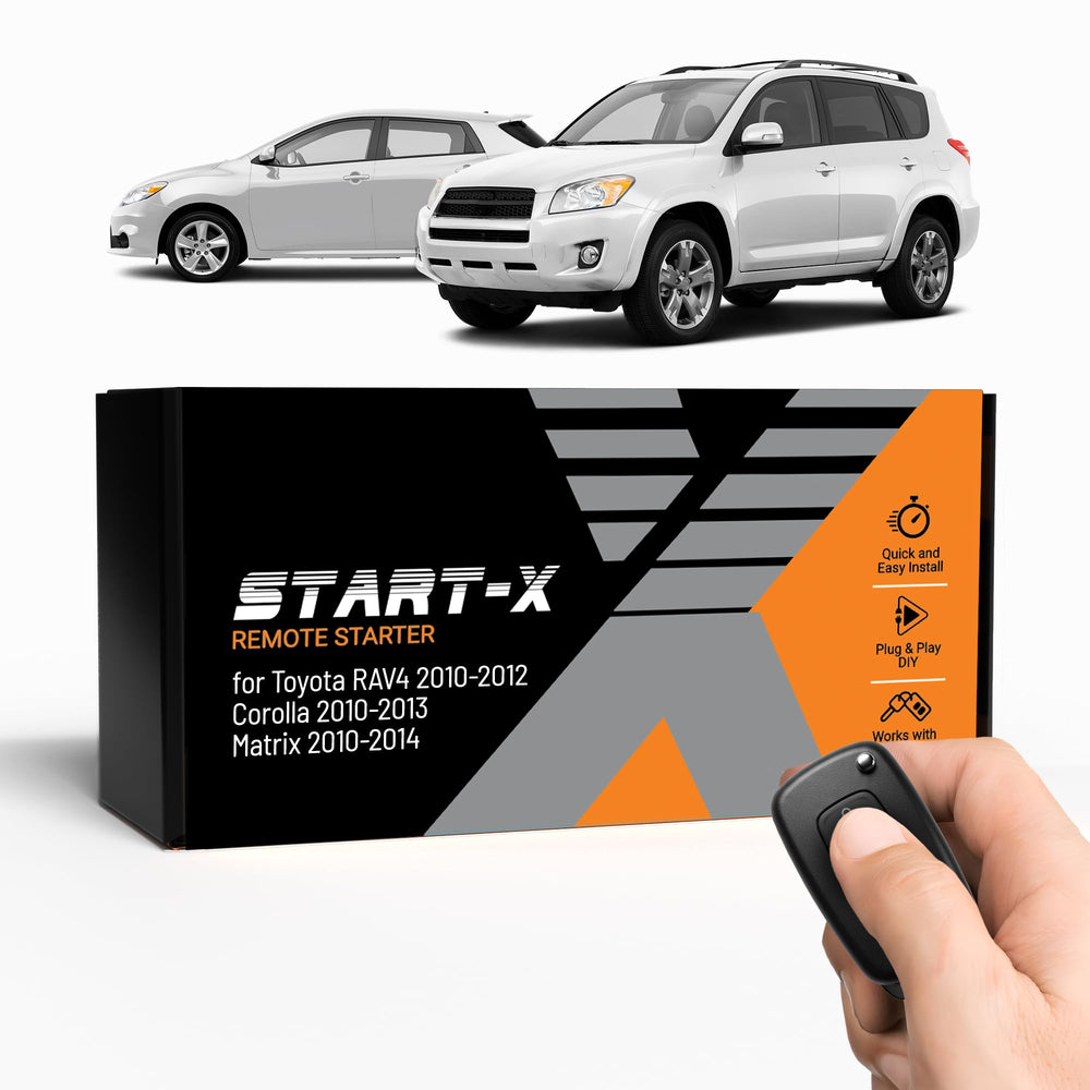 Start-X remote start kit with T-harness installed for quick, wire-free setup.