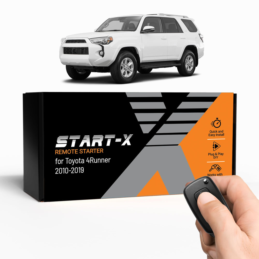Start-X remote starter kit box ready for upgrade in the car can be installed on a 4Runner