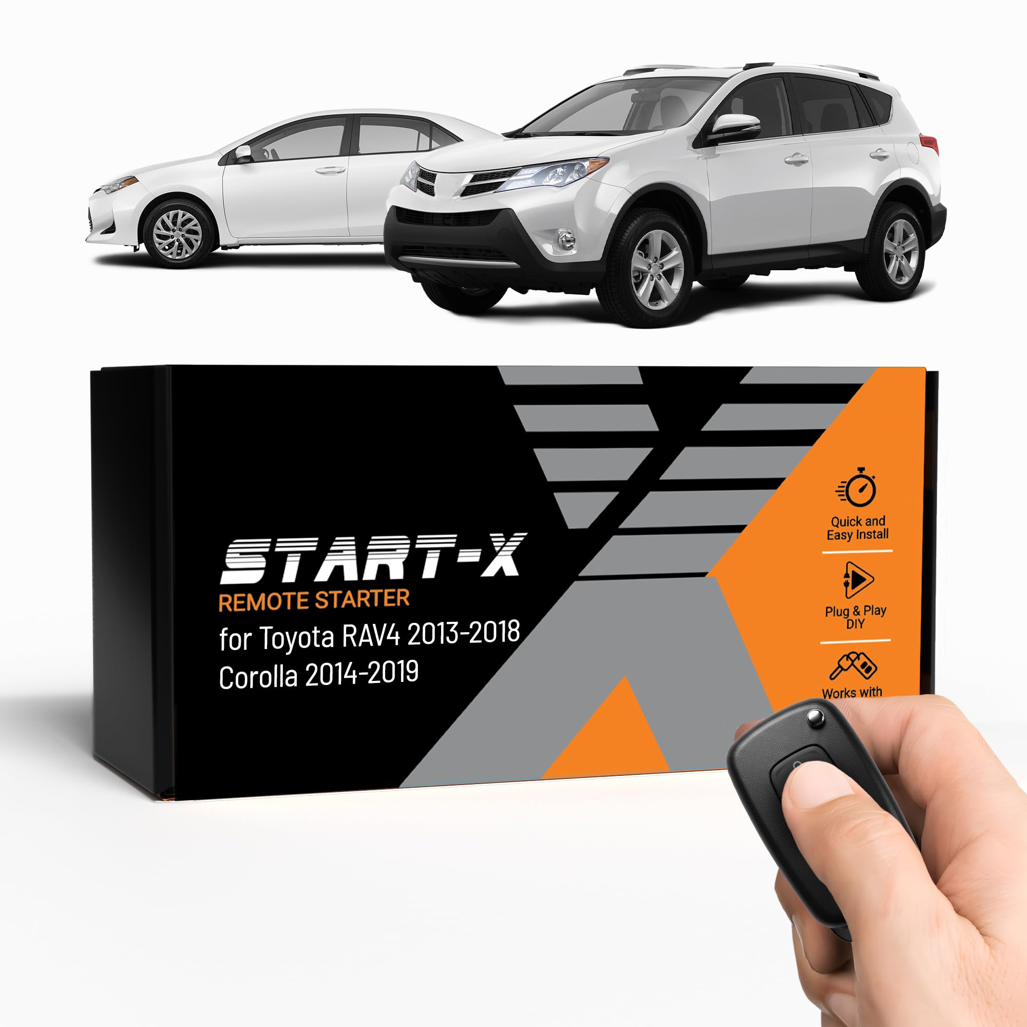 Start-X remote starter kit packaging ready for DIY installation