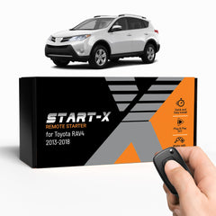 Start-X Rav4 remote starter with key fob for quick warm-up