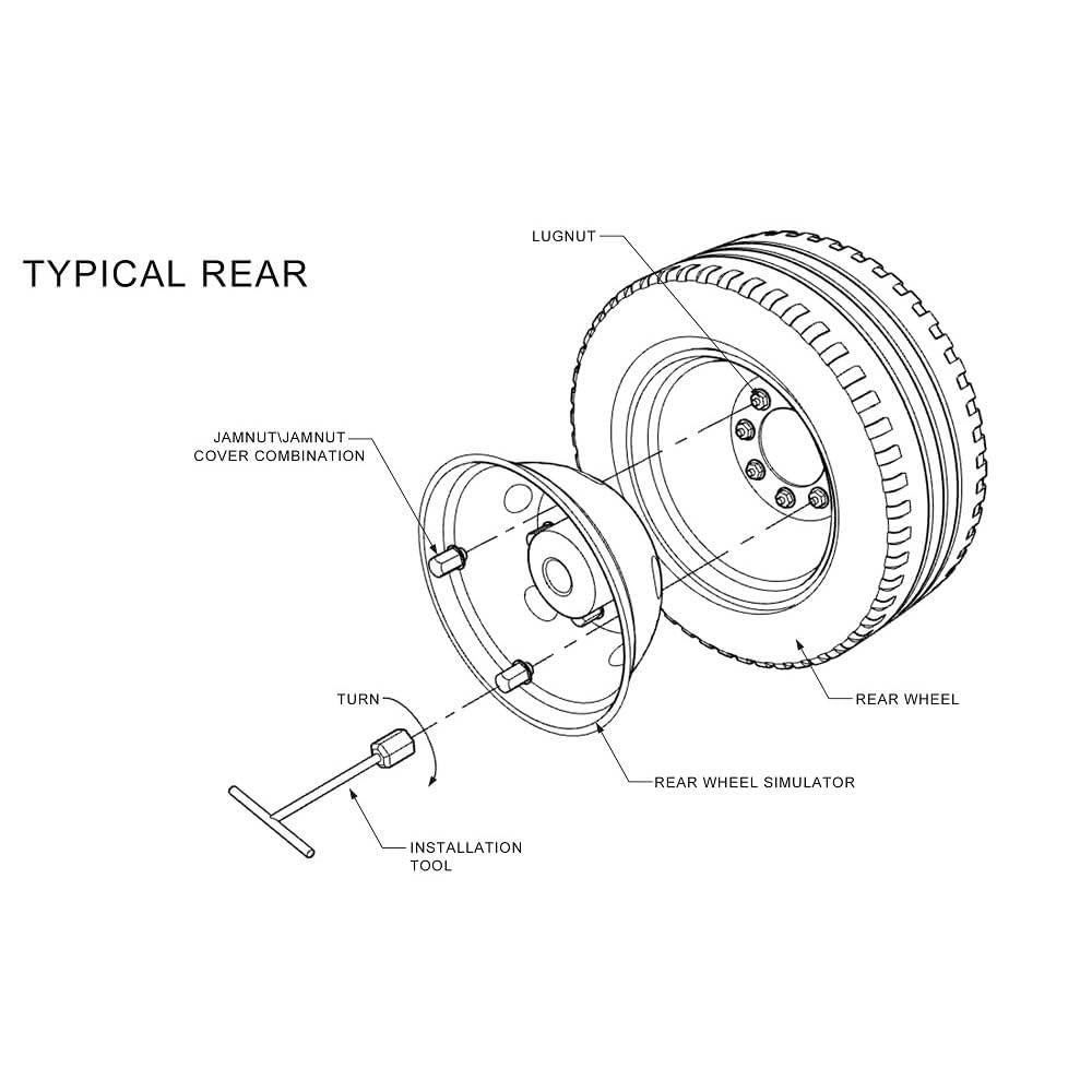 STARTSHIP 910F 10-lug compatibility for Ford F-450/F-550