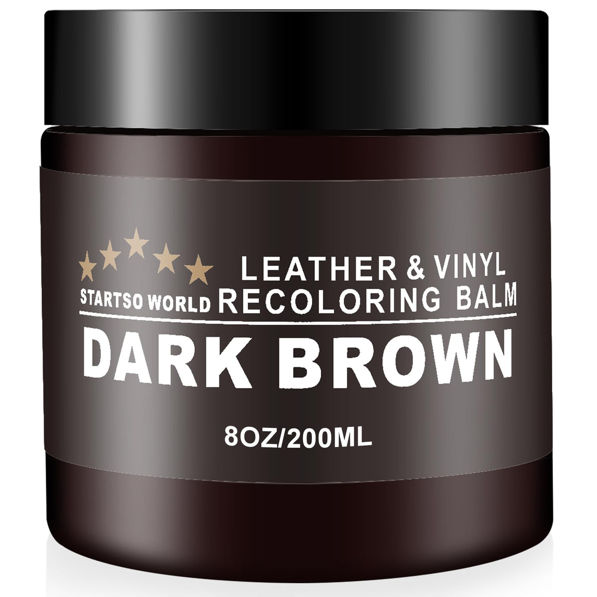 STARTSO WORLD leather dye balm bottle for quick, even color refresh.