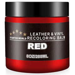 STARTSO WORLD leather recoloring balm bottle restores faded color on furniture