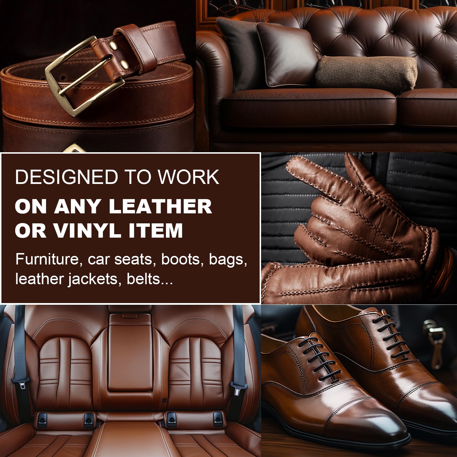 STARTSO WORLD leather recoloring balm brush for precise application and even color