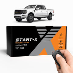 Start-X Ford F-150 2021-2023 package demonstrating plug-and-play remote start.