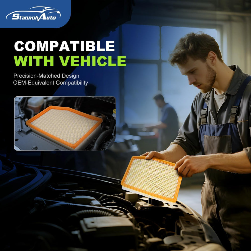 StaunchAuto cabin air filter Silverado 1500 front view reduces odors