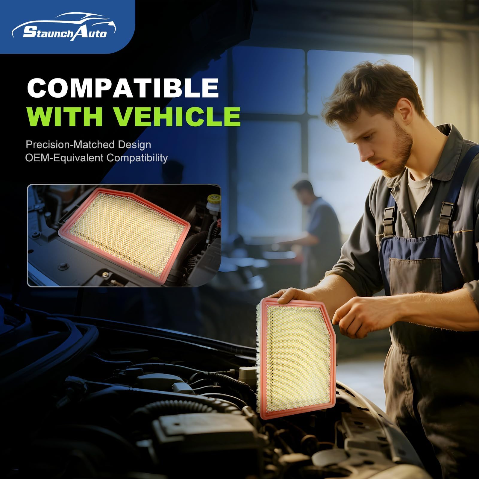 StaunchAuto combo pack CA12405-2pack for easy replacement
