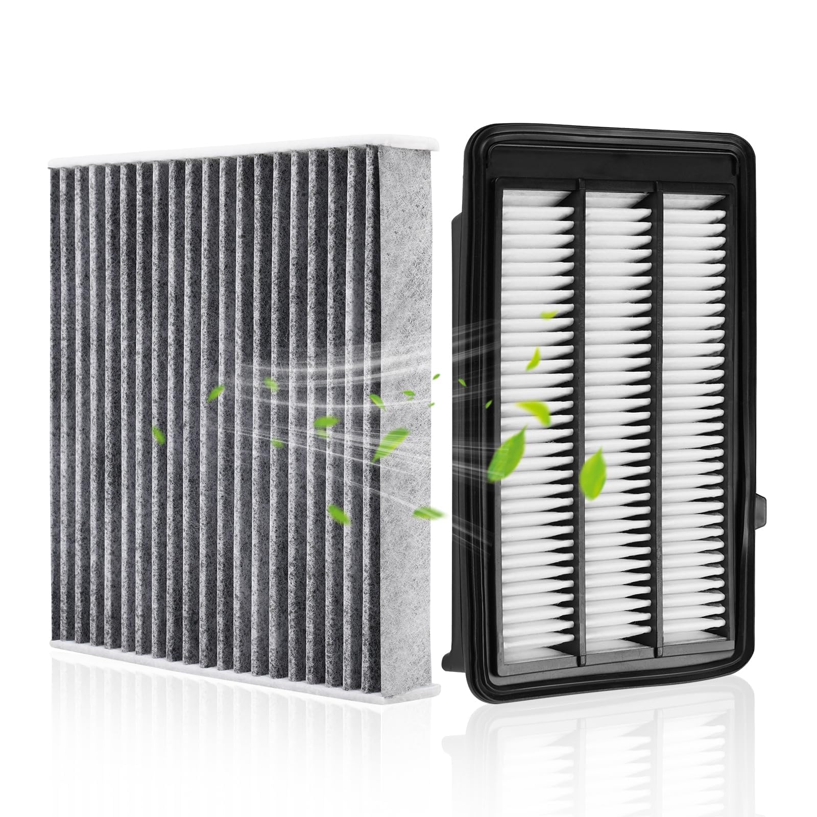 StaunchAuto engine air filter for Civic close-up showing durable housing and filtration benefits