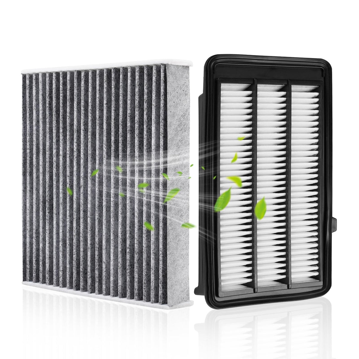 StaunchAuto engine air filter for Civic close-up showing durable housing and filtration benefits