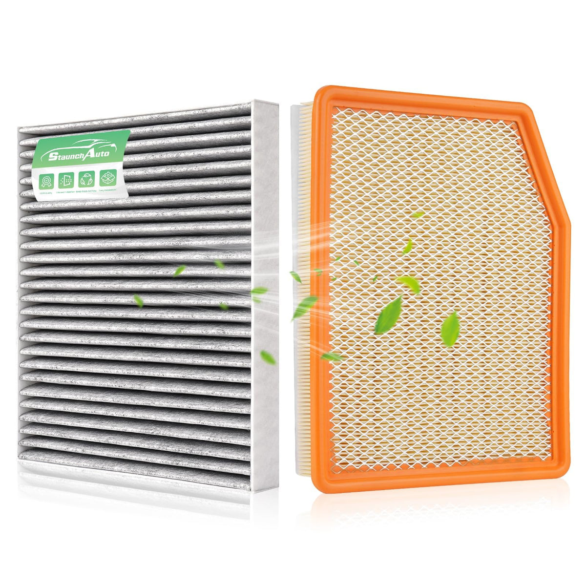 StaunchAuto engine air filter for Silverado 1500 front view with improved airflow