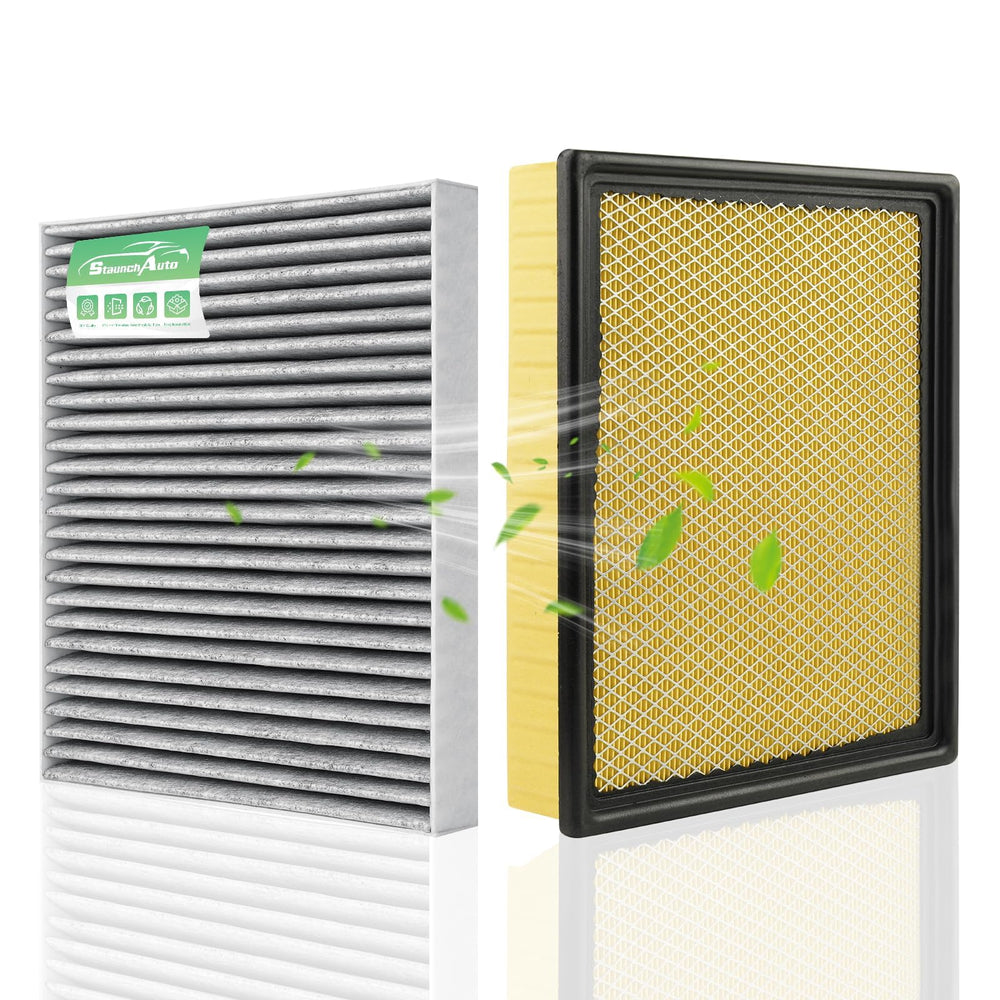 StaunchAuto engine filter for Silverado close-up shows durable build and airflow.