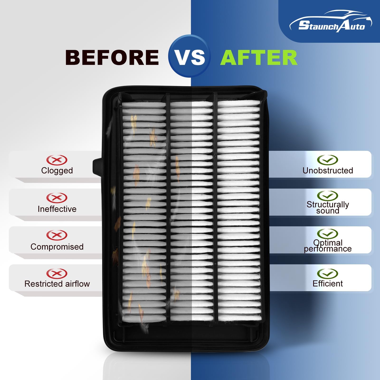 StaunchAuto installation demo showing easy replacement of Civic/CR-V filter