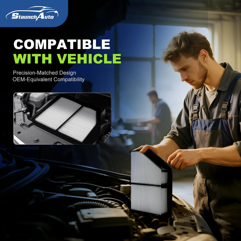 StaunchAuto multi-layer filtration captures dust and pollutants