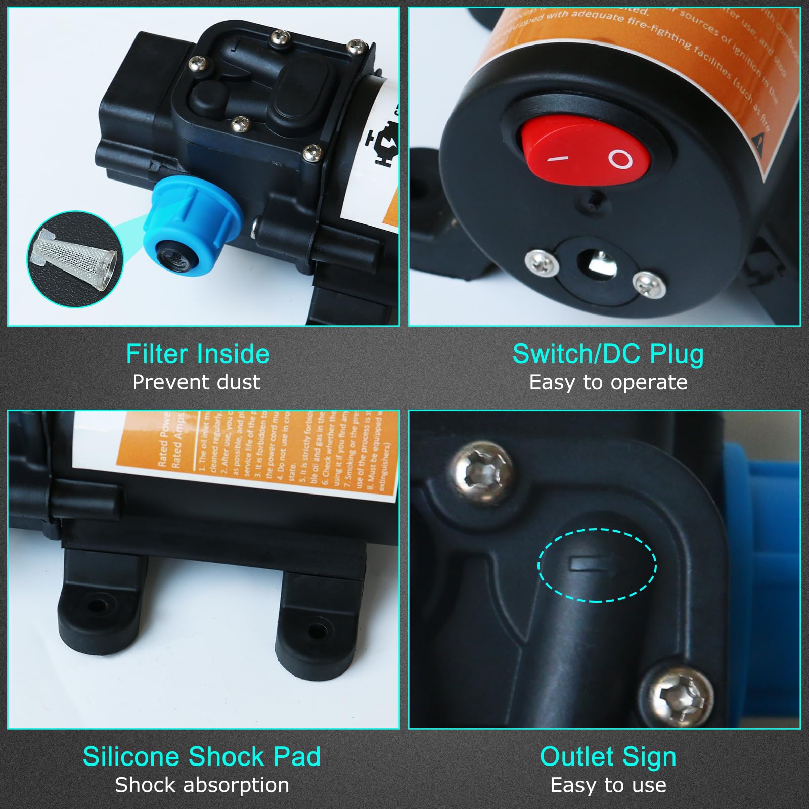 Steauty pump setup ready for vehicles, boats, and equipment.