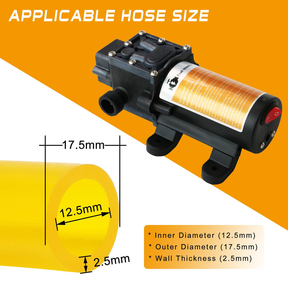 Steauty high-elastic fuel pipe included for durable connections