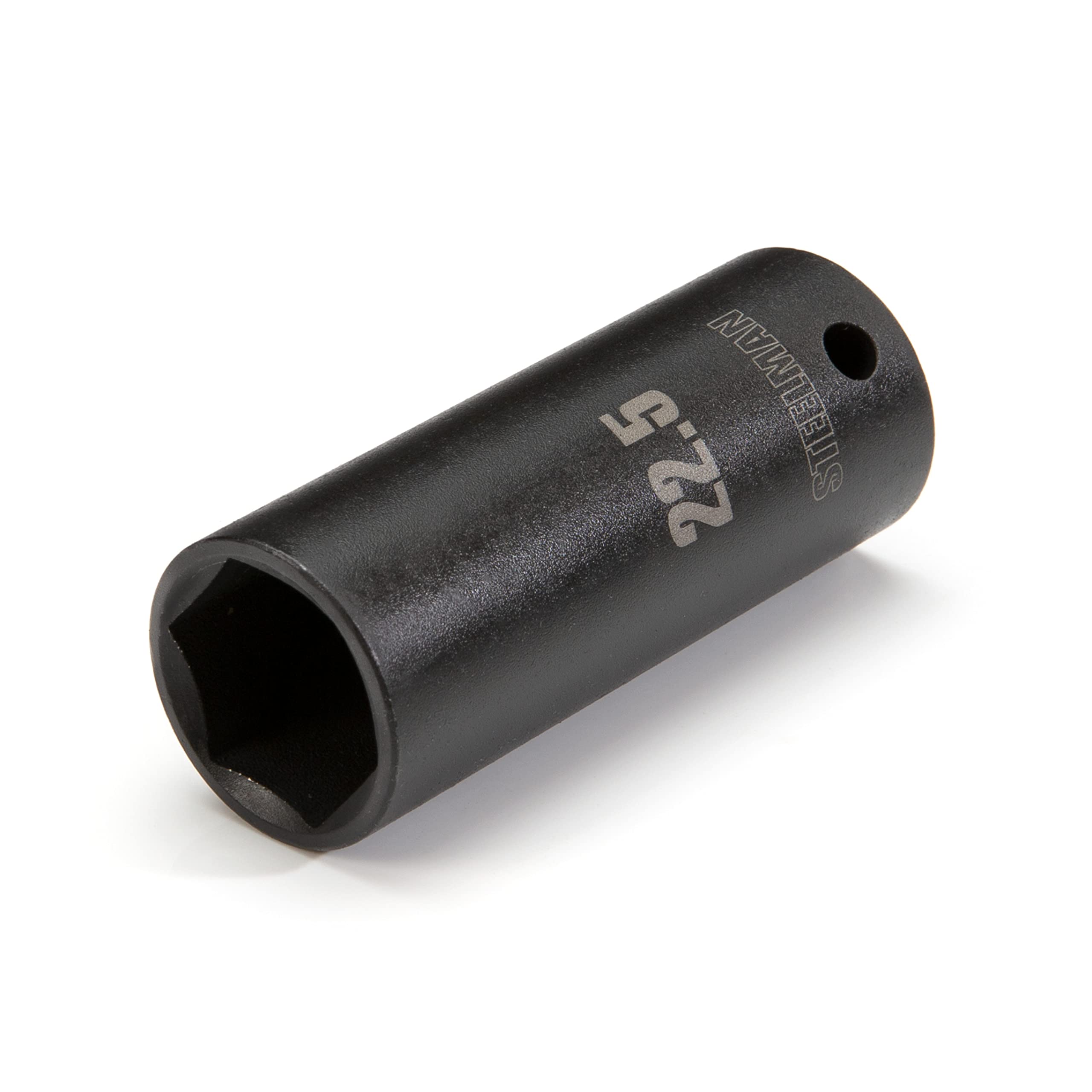 Steelman 61022 deep socket, side view, enabling precise access to recessed fasteners