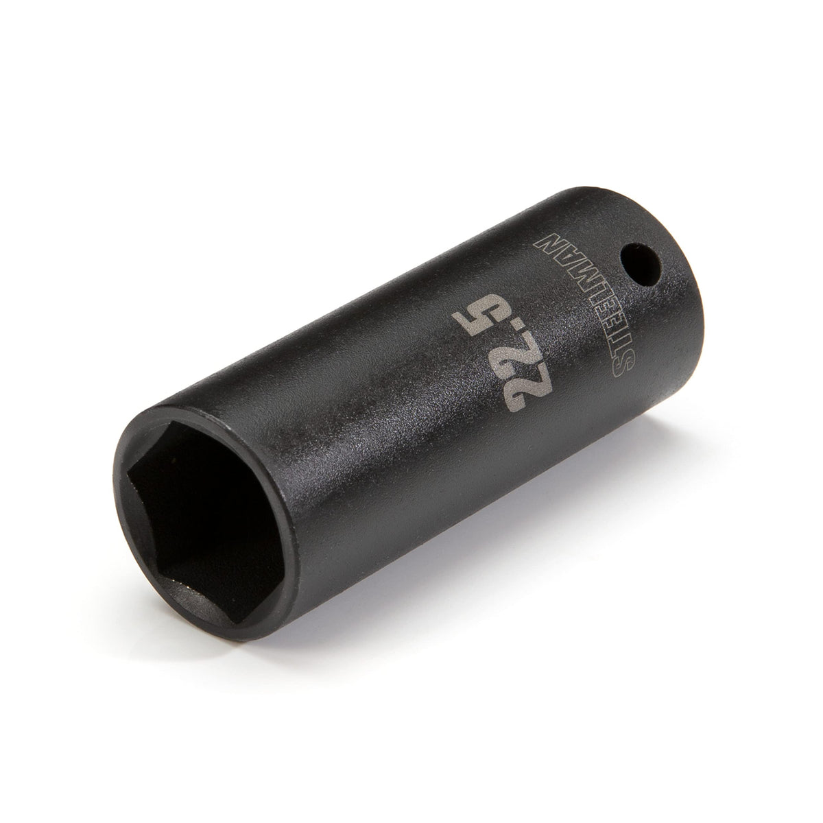 Steelman 61022 deep socket, side view, enabling precise access to recessed fasteners