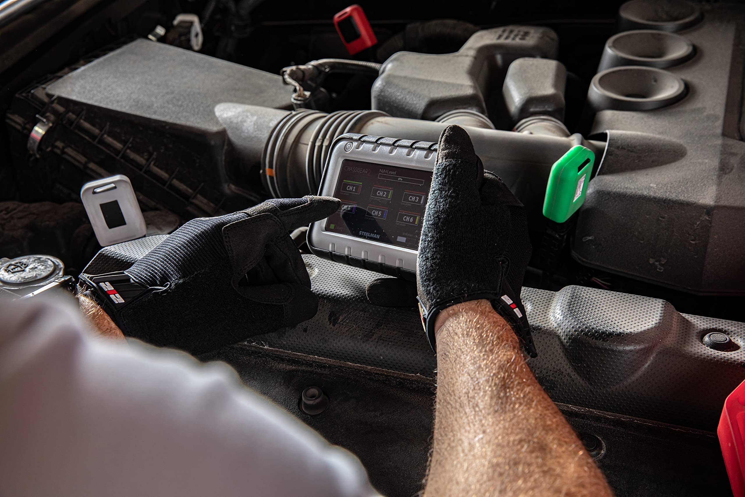 Steelman Pro charging station and accessories for on-the-go readiness