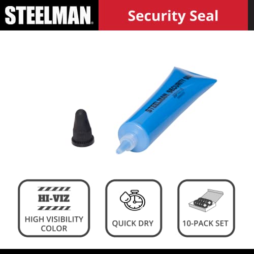 Steelman security seal shown on a vehicle component for tamper evidence