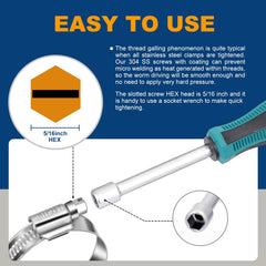 Steelsoft embossed band provides hose protection against wear and extrusion.
