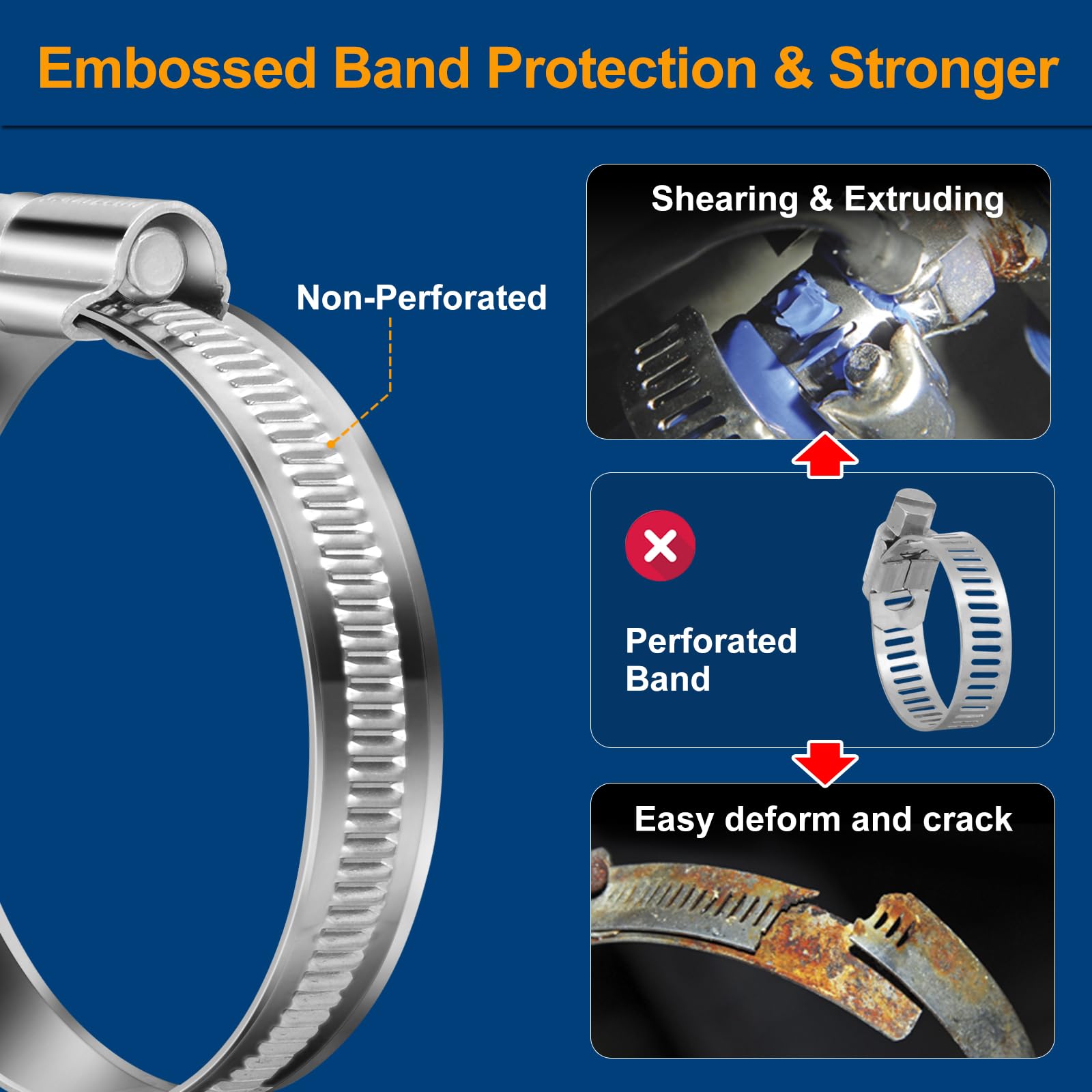 Steelsoft hose clamp used on garden sprinkler for secure irrigation.