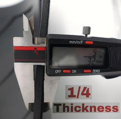 Steel Vision 24x24 mud flap in 1/4-inch rubber stands up to highway wear.