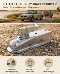 Stegewop 1-7/8 inch ball connection ready for light-duty towing