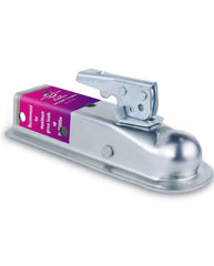 Stegewop 2in straight trailer coupler body with secure 2-inch socket for reliable towing.