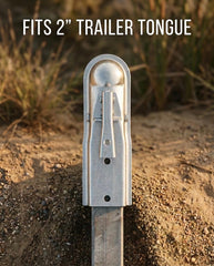 Stegewop 2 inch channel fit mounts securely on the tongue