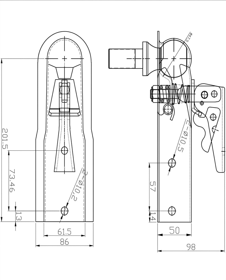 Stegewop quick latch design enables clean hook-ups and secure holds
