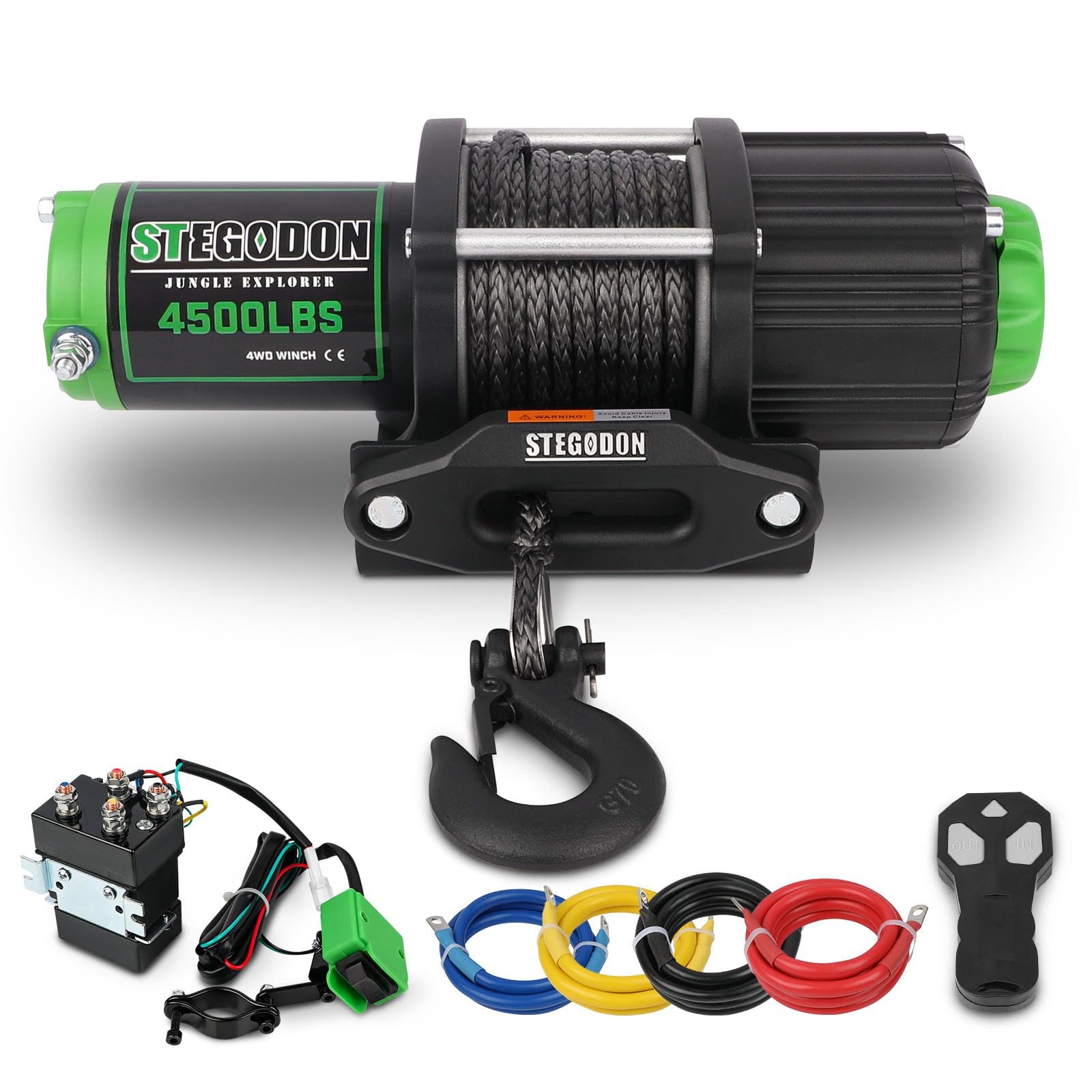 STEGODON 4500lb winch motor for rugged off-road use