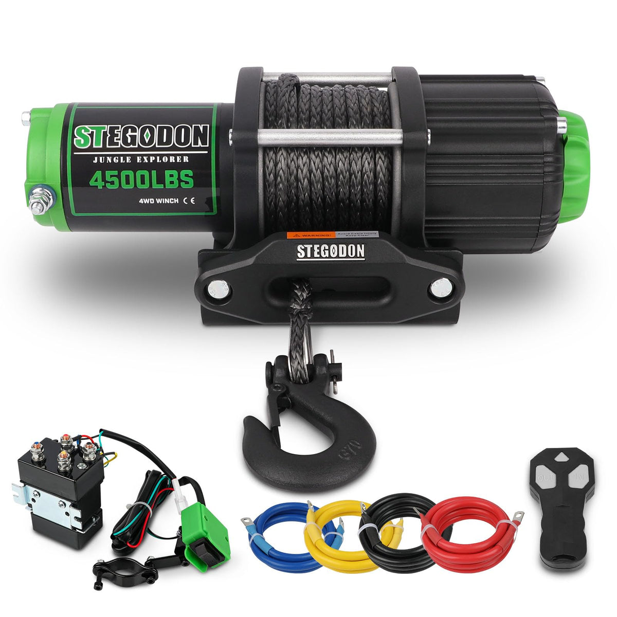STEGODON 4500lb winch motor for rugged off-road use