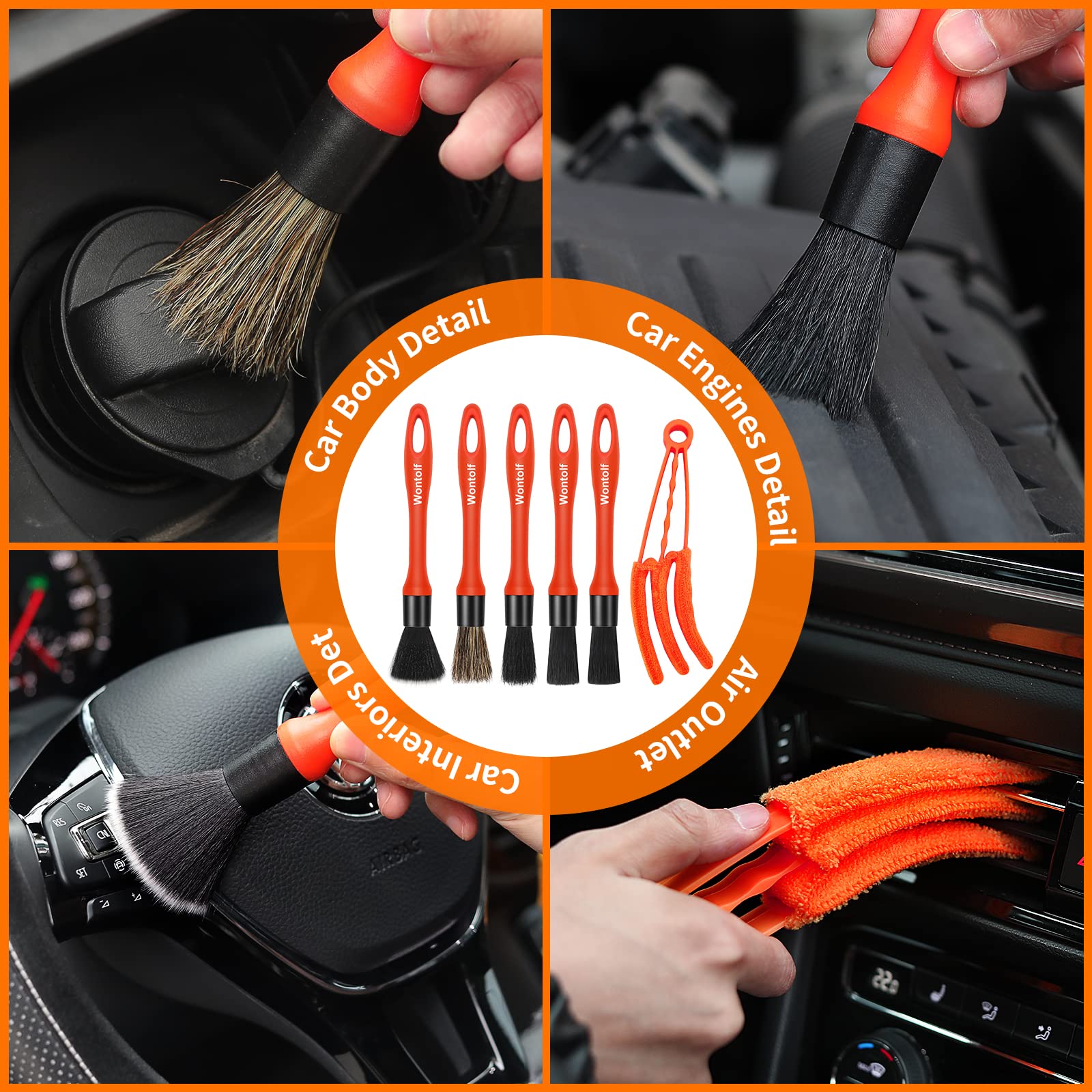 Stemni microfiber wash mitt and towels absorbent and scratch-free.